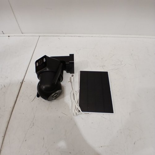 CALUXE WIRELESS SOLAR SECURITY OUTDOOR DUAL LENS SURVEILLANCE CAMERA - 1080P 360° ROTATION - BLACK (MODEL: QW8) image 3