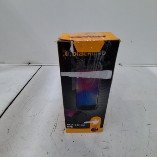BLACKWEB RGB BLUETOOTH SPEAKER - BLACK (MODEL: BWA22AAA04C) image 6