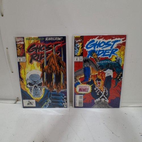 4 MARVEL GHOST RIDER COMIC BOOKS - GHOST RIDER #7, #21, #38, AND #39 - VARIOUS AUTHORS image 3