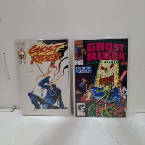 4 MARVEL GHOST RIDER COMIC BOOKS - GHOST RIDER #7, #21, #38, AND #39 - VARIOUS AUTHORS image 4