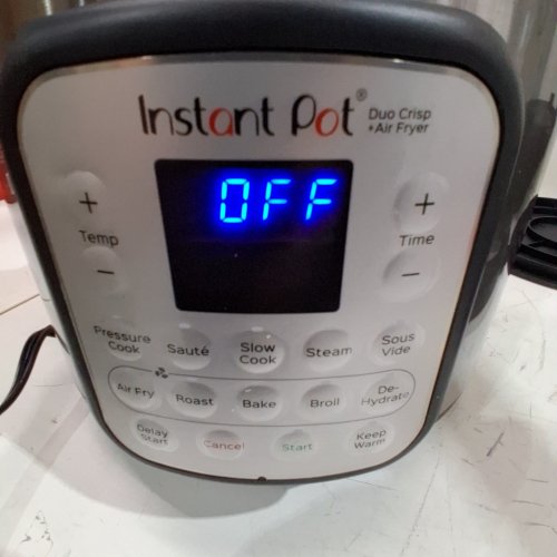 INSTANT POT DUO CRISP MULTI COOKER ELECTRIC PRESSURE COOKER COMBO- 6QUART- SILVER/BLACK (MODEL: DUOCRISPAF6) image 2