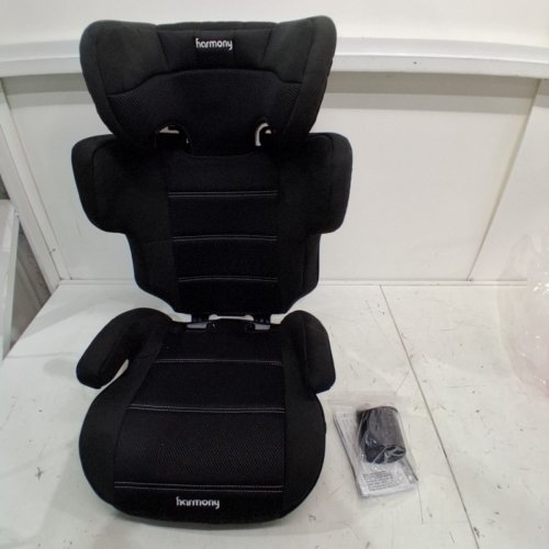 HARMONY 2-IN-1 DREAMTIME ELITE HIGH-BACK BOOSTER CAR SEAT WITH CUP HOLDER - 40 -110LBS - BLACK (MODEL: 0303029BLK) image 3