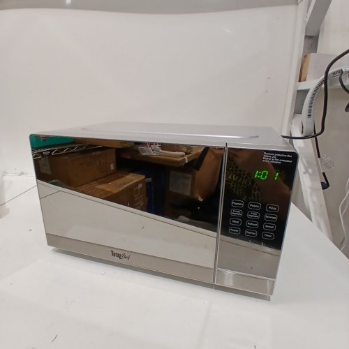 TOTAL CHEF COMPACT STAINLESS STEEL DIGITAL TOUCHSCREEN MICROWAVE -SILVER (MODEL: TCMO-07-SS) image 3