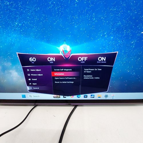 LG ULTRAGEAR 27" QHD OLED GAMING MONITOR - 240HZ, 0.03MS (GTG), AMD FREESYNC PREMIUM PRO, NVIDIA G-SYNC COMPATIBLE - (MODEL:27GX704A-B) image 2