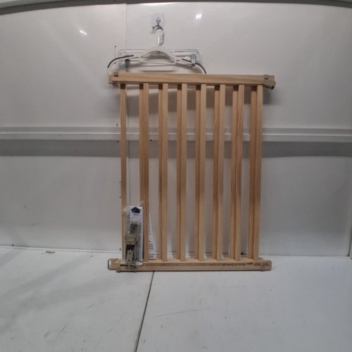 EVENFLO WALK-THRU TOP OF STAIRS EXTRA WIDE BABY & PET GATE - 32" X 30" - 48" - NATURAL WOOD BROWN (MODEL: 1050500 1050) image 2