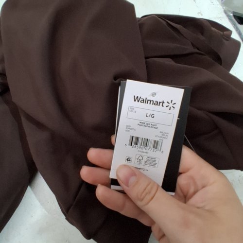 UNISEX WIDE LEG FLEX SCRUB PANTS - LARGE - BROWN (STYLE:37YUP0002) image 2