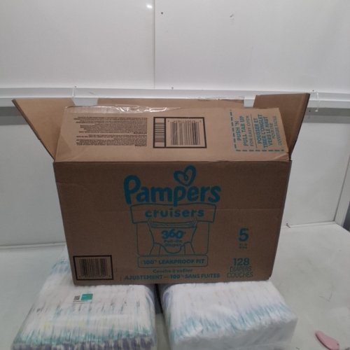 128PK PAMPERS CRUISERS 360 BABY DIAPERS - SIZE 5 image 3
