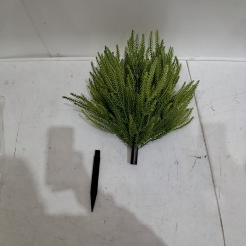 ARTIFICIAL PINE NEEDLE GREEN PLANT WITH SPIKE - GREEN image 2
