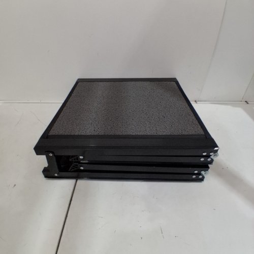 CJYMMFAN EXTRA LONG FOLDING PORTABLE DOG RAMP FOR CARS STAIRS TRUCKS WITH ANTI-SLIP SURFACE - 71" X 20" - BLACK/GREY image 5