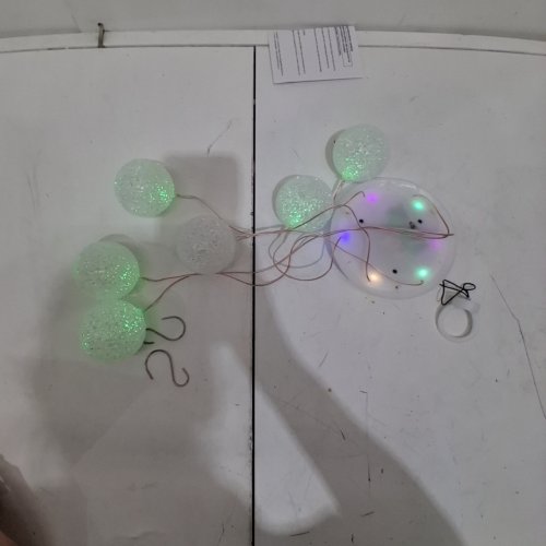 LED COLOR CHANGING SOLAR BALL WIND CHIMES- 20" - MULTICOLOURED image 2