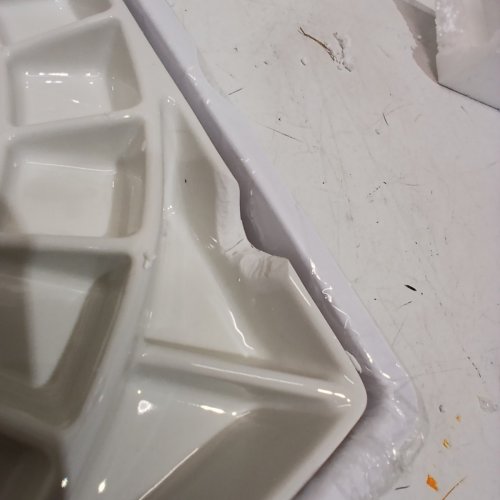 MEEDEN CERAMIC 32-WELL MIXING PALETTE - 12.5" X 12.5" - WHITE - (MODEL:FXTCPDP) image 4