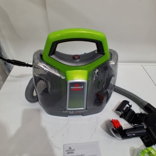 BISSELL LITTLE GREEN PORTABLE DEEP CLEANING VACUUM - 37OZ TANK MAX - GREEN/GREY (MODEL : 2513B) image 6