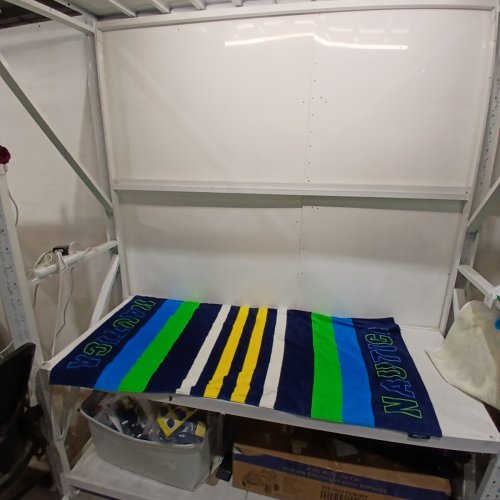 NAUTICA STRIPED TOWEL - 34" X 64" - NAVY/BLUE/GREEN/YELLOW/WHITE (ITEM: 1768497) image 2