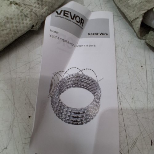 2PK RAZOR WIRE - 49FT EACH - SILVER (MODEL: YS07-3) image 4