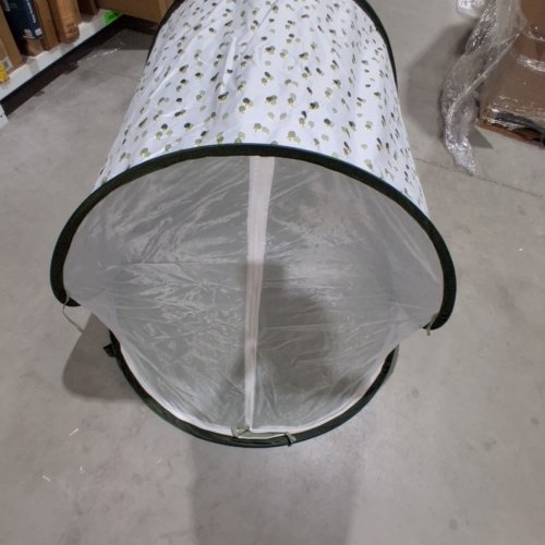 BABY MOOV COLLAPSIBLE FOLDABLE ANTI-UV TENT WITH VELCRO DOOR AND CARRY BAG - 36" X 34" X 39" - UPF 50+ - GREEN & WHITE image 2