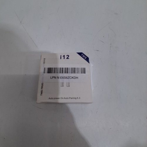TWS I12 WIRELESS BLUETOOTH 5.0 HEADPHONES EARBUDS - WHITE (MODEL: I12) image 5