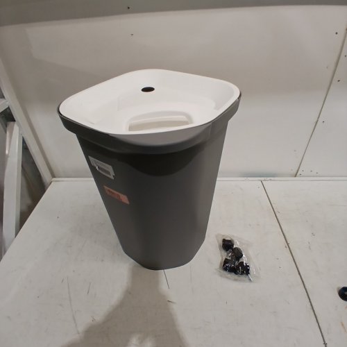 IRIS USA PREMIUM AIRTIGHT DOG FOOD STORAGE CONTAINER WITH WHEELS - HOLDS UP TO 25 LBS OF FOOD - 21.31" X 13" X 13" - GREY image 2