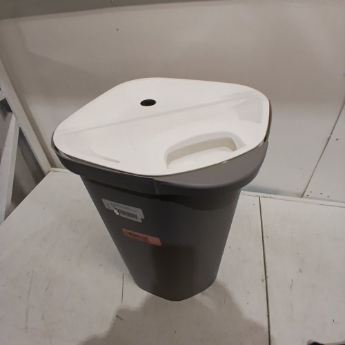 IRIS USA PREMIUM AIRTIGHT DOG FOOD STORAGE CONTAINER WITH WHEELS - HOLDS UP TO 25 LBS OF FOOD - 21.31" X 13" X 13" - GREY image 5