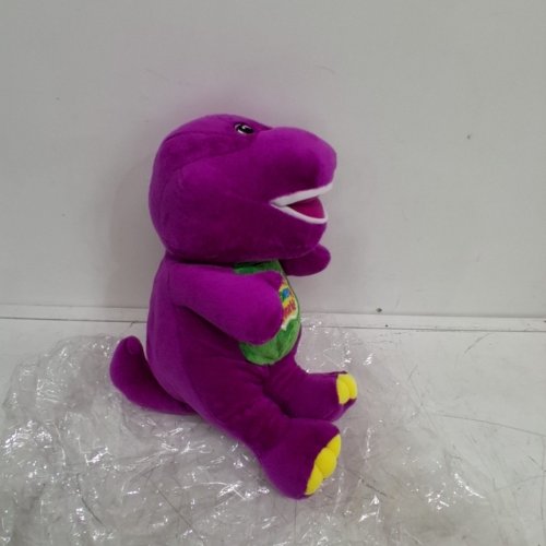 BARNEY'S COLORFUL WORLD SINGING FRIEND STUFFED ANIMAL PLUSH - PURPLE image 3