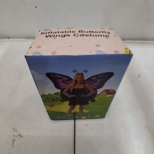 XYJKIDSES INFLATABLE BUTTERFLY WINGS COSTUME - PURPLE/PINK image 3