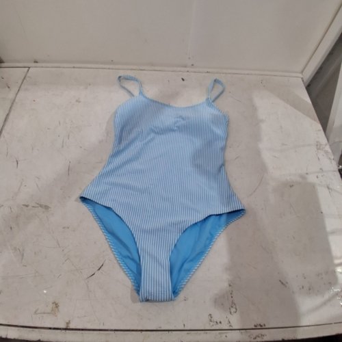 WOMEN'S GEORGE STRIPED ONE-PIECE SCOOP NECK SWIMSUIT - SMALL - BLUE (STYLE: GRS68061LDS) image 2