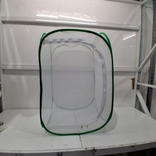 INSECT & BUTTERFLY POP UP HABITAT CAGE TERRARIUM - 35" X 20" - WHITE/GREEN image 2