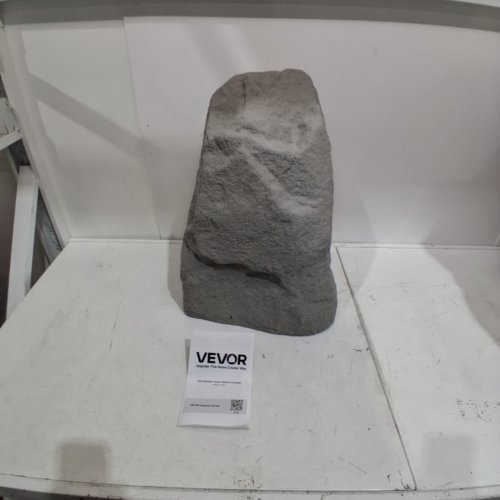 OUTDOOR REALISTIC LANDSCAPE FAUX ROCK WELL PUMP COVER - 17" X 20.8" - GREY (MODEL: CP-66) image 2