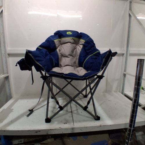 BPS XL PADDED CLUB CHAIR - BLUE/GREY (MODEL: FC-332XL/3491209) image 2