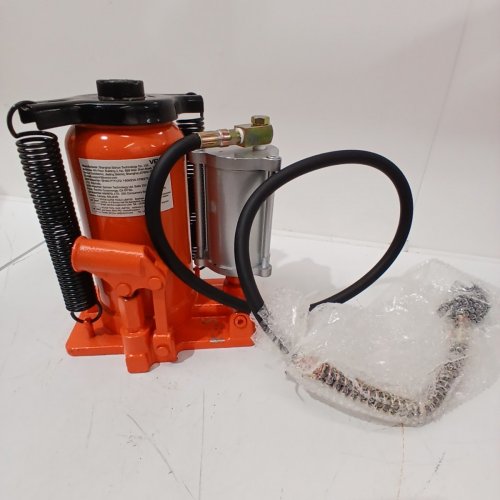 VEVOR MANUAL HEAVY DUTY WELDED AIR HYDRAULIC BOTTLE JACK WITH PUMP - 20TON - ORANGE (MODEL: MR8004) image 2