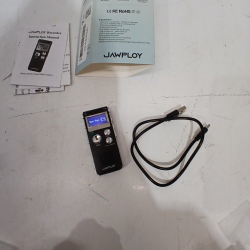 JAWPLOY DIGITAL VOICE RECORDER - 64GB - BLACK image 4