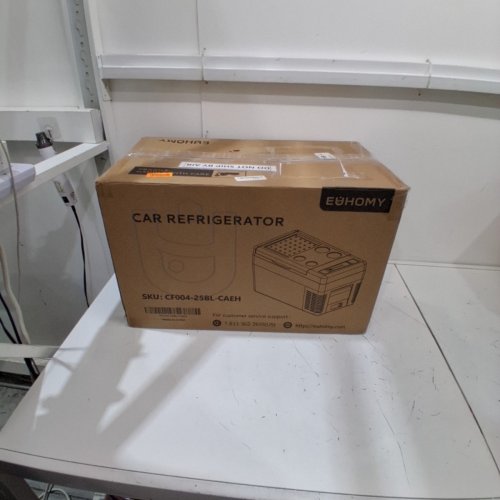 EUHOMY ELECTRIC COOLER/REFRIGERATOR - 26QT - 12/24V - DC 110-240V AC - BLACK/GREY (MODEL: CF004-25) image 5