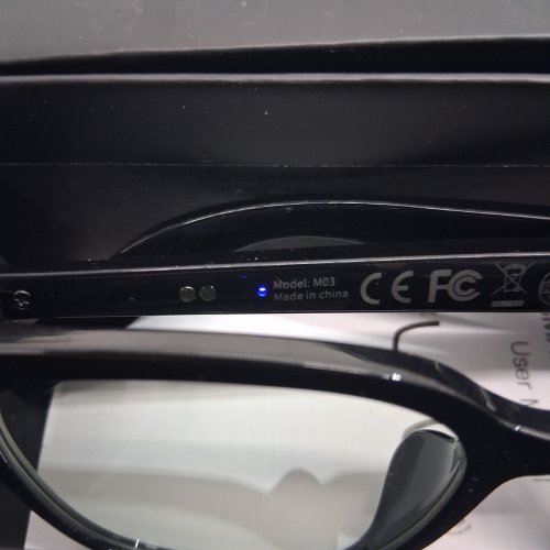 AI SMART WIRELESS BLUETOOTH SUNGLASSES - BLACK (MODEL: M03) image 6