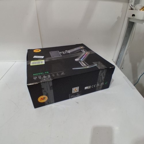 NB F6 HEAVY DUTY ERGONOMIC RGB GAMING MONITOR ARM FOR FLAT/ULTRAWIDE & CURVED MONITORS - 32-60" - MATTE CHARCOAL (MODEL: F6) image 5