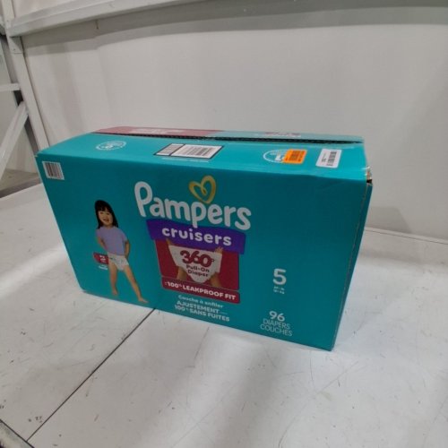 96PK PAMPERS PULL ON CRUISERS 360° 100% LEAKPROOF FIT DISPOSABLE BABY DIAPERS - SIZE 5 (27LBS+) image 2