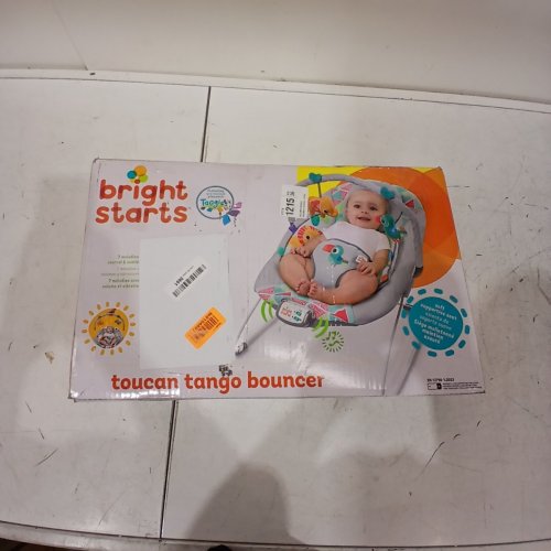 BRIGHT STARTS TOUCAN TANGO BABY BOUNCER - 0-6 MONTHS UP TO 20 LBS - MULTI-COLOUR (MODEL: ‎10589-ES) image 4