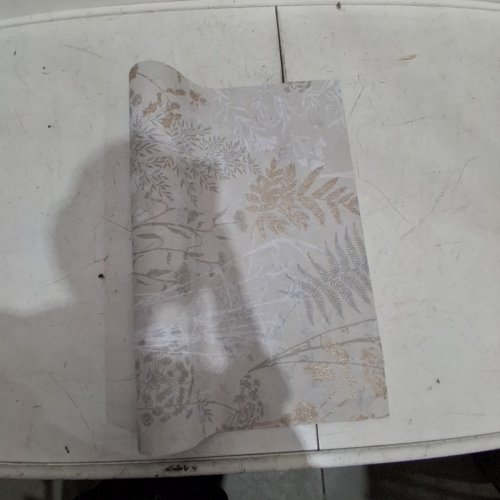 SUPERFRESCO EASY ORGANICS CHAMPAGNE REMOVABLE WALLPAPER - 32.8FT X 1.7FT - CHAMPAGNE PLANTS - (STYLE: 120714) image 2