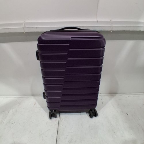 COOLIFE LIGHTWEIGHT CARRY ON LUGGAGE - 22" - PURPLE image 2