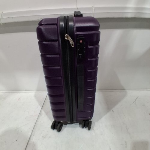 COOLIFE LIGHTWEIGHT CARRY ON LUGGAGE - 22" - PURPLE image 3