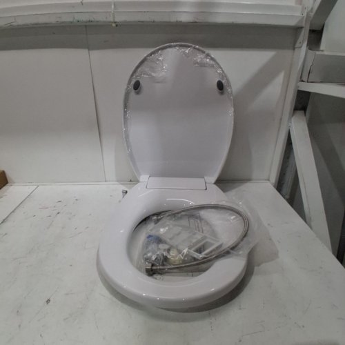 GARVEE BIDET ROUND TOILET SEAT WITH ADJUSTABLE SPRAY PRESSURE - WHITE (MODEL: PHO_0XYKXH95) image 2