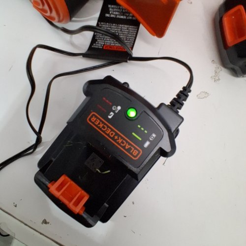 BLACK+DECKER 3-IN-1CORDLESS STRING TRIMMER, EDGER, AND LAWN MOWER WITH 2 BATTERIES, AND CHARGER - 6.5 AMP - ORANGE/BLACK (MODEL : MTC220/LST220) image 2