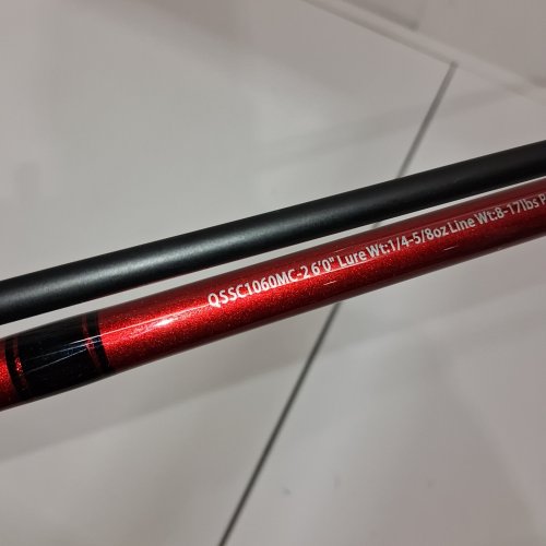 BPS QUICK DRAW SPINCAST ROD AND REEL COMBO - 6FT - MEDIUM - FAST - RED / BLACK - (MODEL: QSSC1066MC-2) image 2