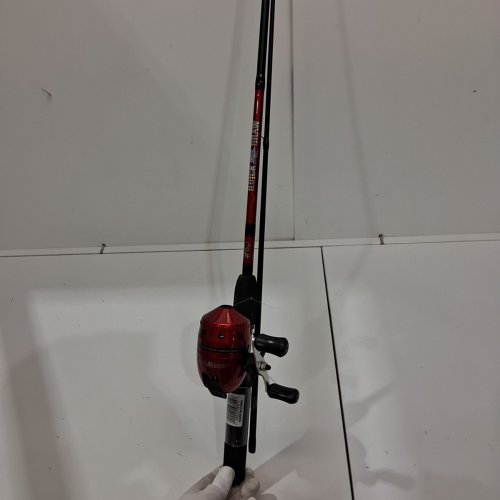 BPS QUICK DRAW SPINCAST ROD AND REEL COMBO - 6FT - MEDIUM - FAST - RED / BLACK - (MODEL: QSSC1066MC-2) image 3