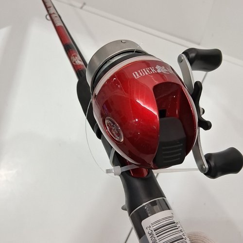 BPS QUICK DRAW SPINCAST ROD AND REEL COMBO - 6FT - MEDIUM - FAST - RED / BLACK - (MODEL: QSSC1066MC-2) image 5
