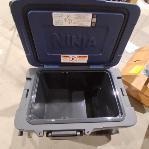 NINJA FROST VAULT WHEELED COOLER WITH DRY ZONE - 45QT - NAVY BLUE/BLACK - (MODEL:‎FB245CBL) image 3