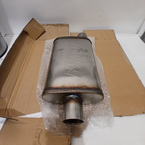 FLOWMASTER FLOW FX UNIVERSAL EXHAUST MUFFLER - 2.5" INLET/OUTLET - STAINLESS STEEL (MODEL: 71226) image 2
