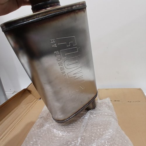 FLOWMASTER FLOW FX UNIVERSAL EXHAUST MUFFLER - 2.5" INLET/OUTLET - STAINLESS STEEL (MODEL: 71226) image 3