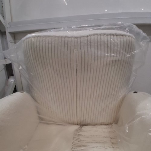 KRAMZING HEIGHT ADJUSTABLE UPHOLSTERED DESK CHAIR - 27" - WHITE (MODEL: DMT-27-OCW272) image 5