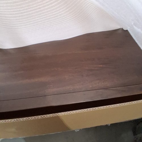 ASHLEY FURNITURE WOODEN COCKTAIL COFFEE TABLE - 50" X 26" X 19" - DARK BROWN - (MODEL: T438-1) image 4