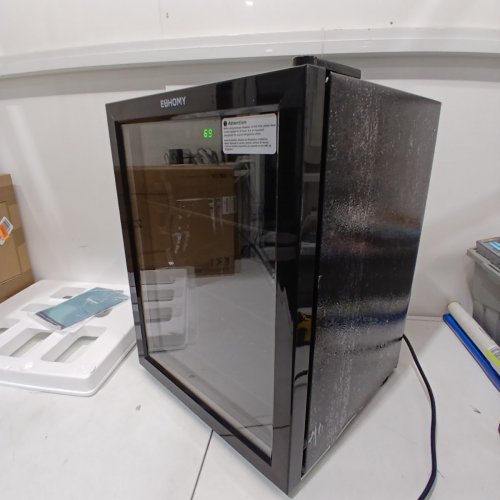 EUHOMY 60 CAN MINI FRIDGE WITH ADJUSTABLE SHELVES - 1.6CU.FT. - BLACK - (MODEL: BR001-60) image 3