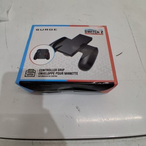 SURGE PRO CONTROLLER GRIP FOR NINTENDO SWITCH 2 JOY-CON CONTROLLERS WITH RECHARGEABLE BATTERY - BLACK image 2